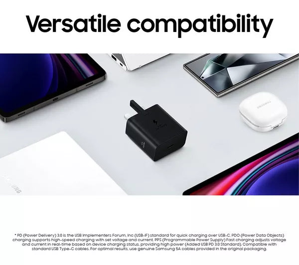 SAMSUNG 45w USB-C Fast Charger & USB-C Cable