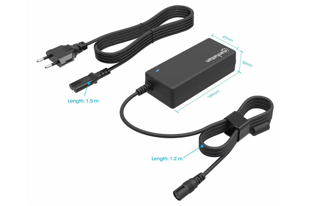 Manhattan 65W Universal AC Laptop Charger
