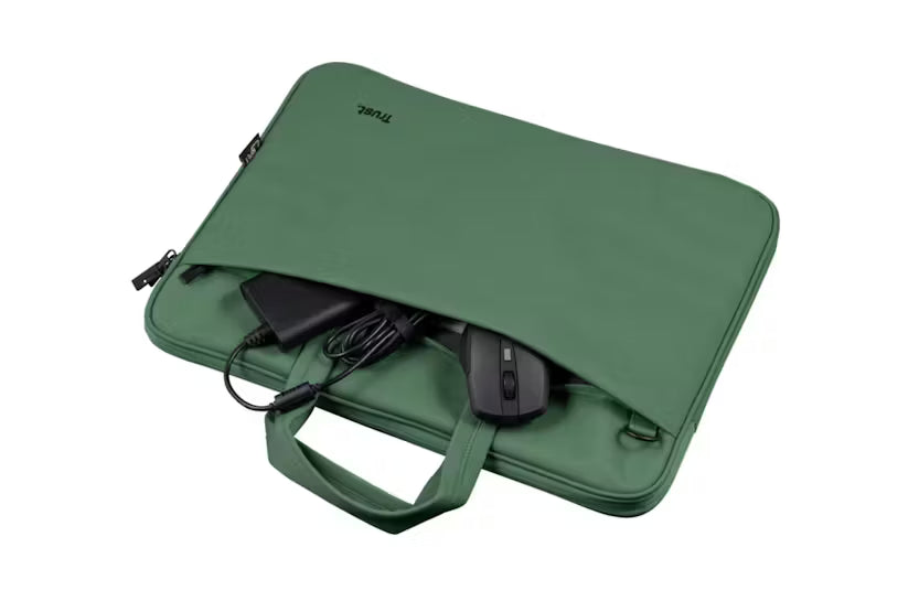 Trust Bologna 16" Eco-friendly Slim Laptop Bag | Green