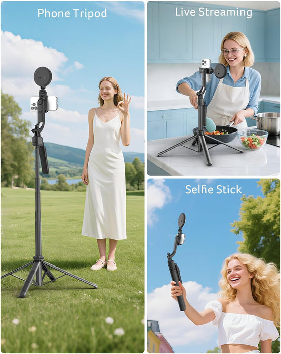 Tripod & Selfie Stick with Remote, Portable