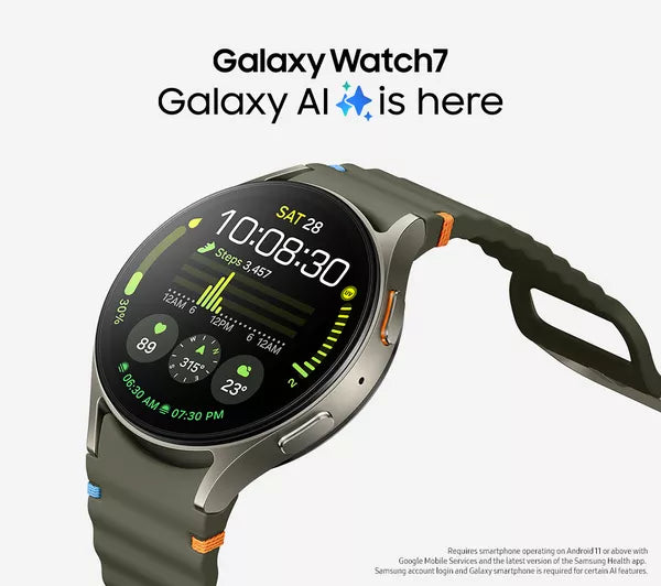 SAMSUNG Galaxy Watch7 BT with Bixby - Cream, 40 mm