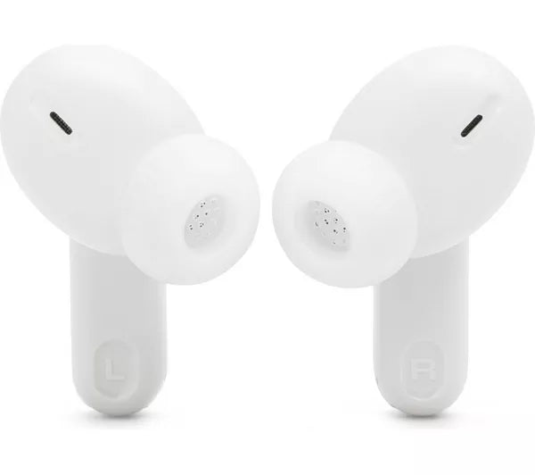 JBL Tune Beam 2 Wireless Bluetooth Noise-Cancelling Earbuds - White