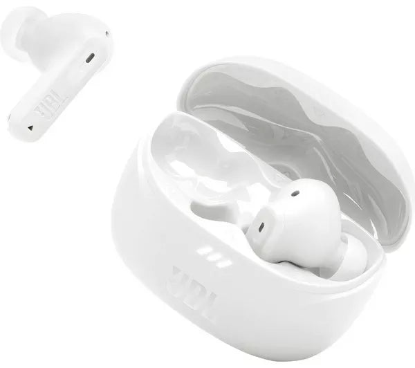 JBL Tune Beam 2 Wireless Bluetooth Noise-Cancelling Earbuds - White