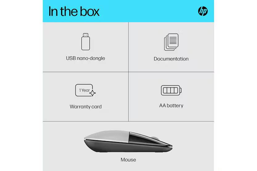 HP Z3700 Wireless Mouse | Silver