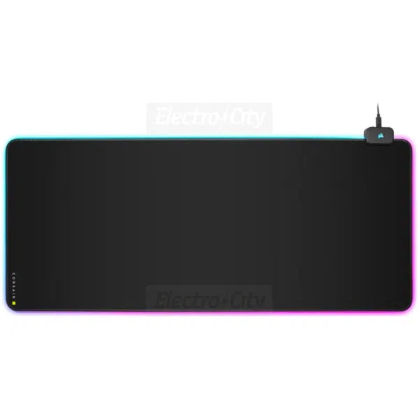 Corsair RGB Extended 93cm Gaming Mouse Pad with USB Hub | Black