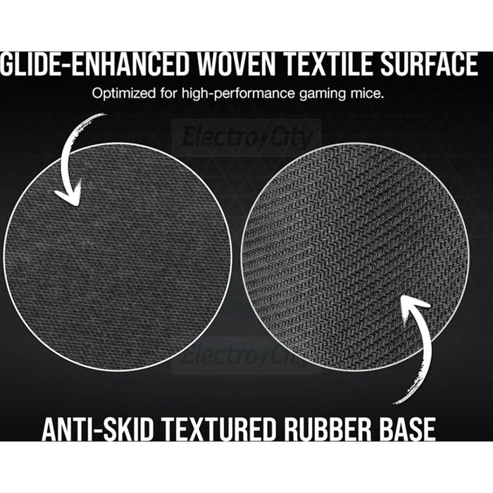 Corsair RGB Extended 93cm Gaming Mouse Pad with USB Hub | Black